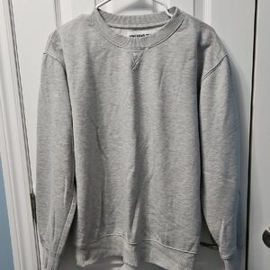 Sweatshirt Color Gray Size Large